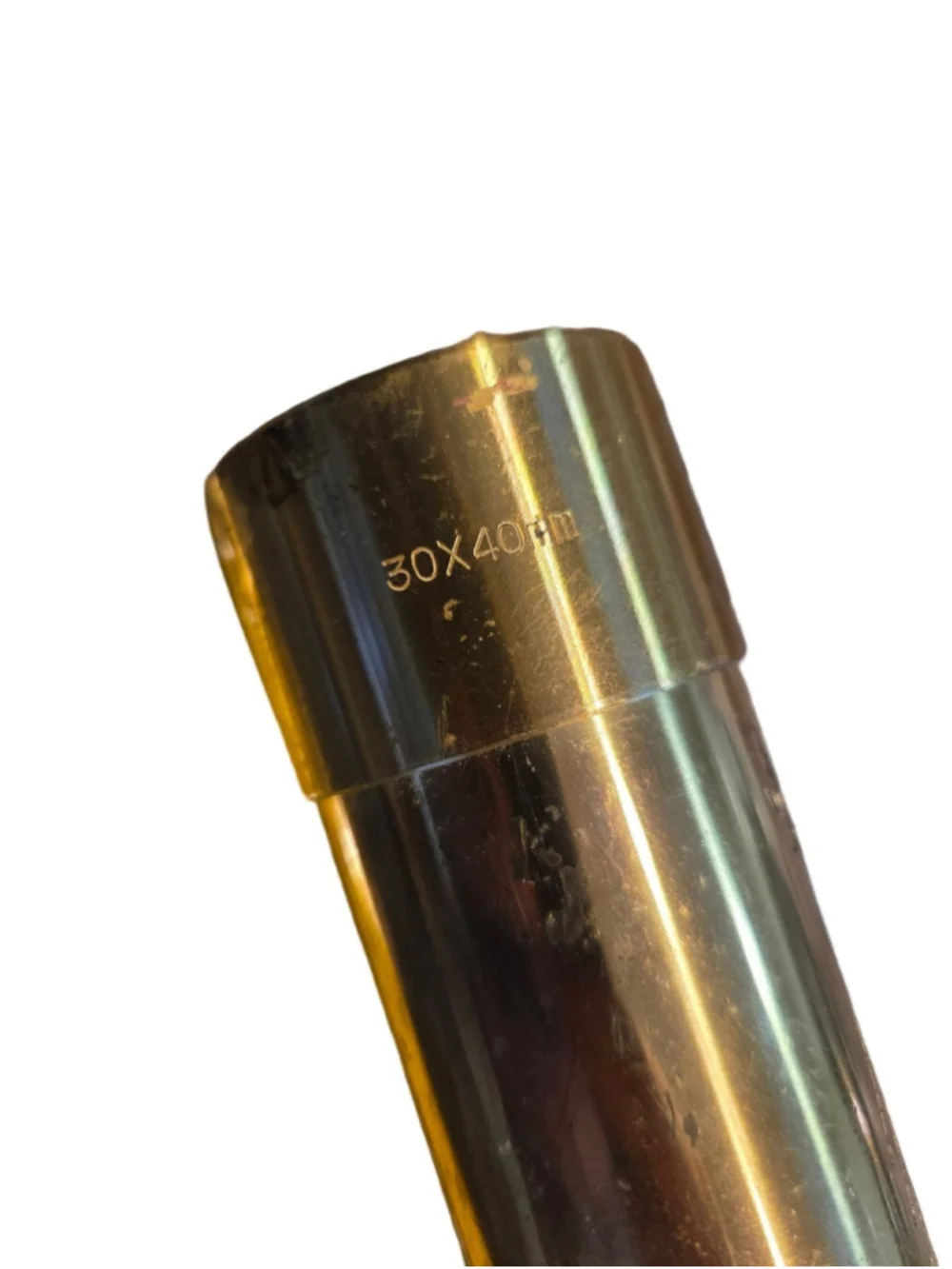 Vintage 1985-1986 Halley’s Comet Brass Telescope Spyglass 30x40mm 22